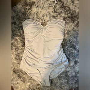 Michael Kors White Swimsuit size 10